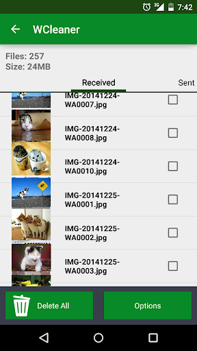 WCleaner for WA Screen 2