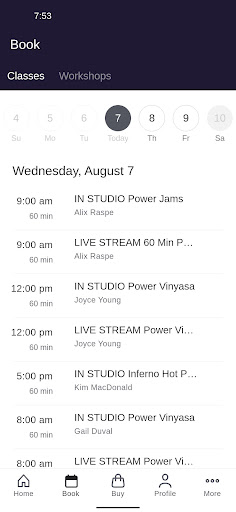 NH Power Yoga Screen 2