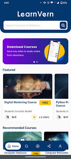 LearnVern Online Courses Screen 3