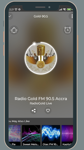 Radio Gold 90.5 fm app Ghana Screen 2