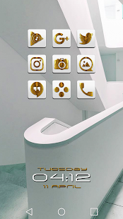 Raid Gold White Icon Pack Capture d'écran
