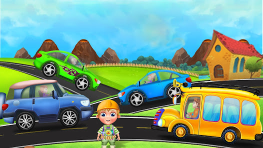 Car Games for Kids and Toddlers - Drive and Repair  screenshots 1