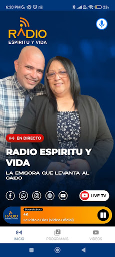 Ministerio Espiritu y Vida Screen 2