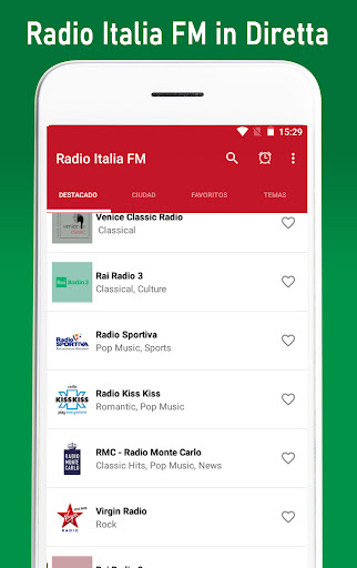 Radio Italia FM Live Screen 2