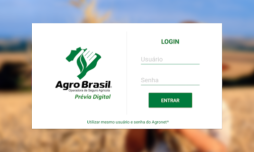 Android application AgroBrasil Prévia Digital screenshort