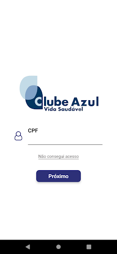 Android application Clube Azul - Telemedicina screenshort