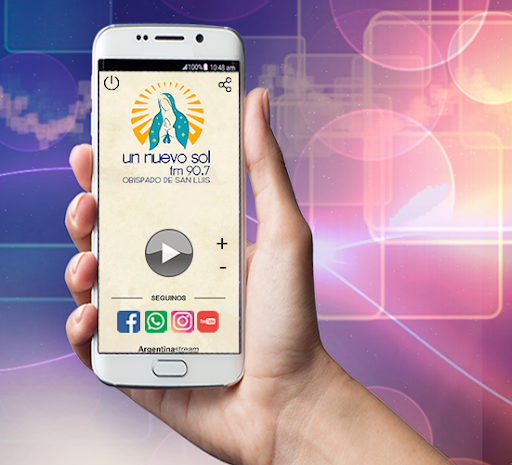 Android application Radio un nuevo sol 90.7 screenshort