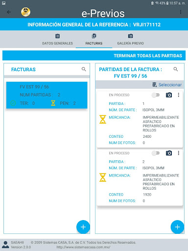 e-PreviosMovil Screen 3