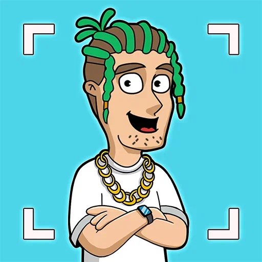 Vlogger: Viral Streamer Guy Logo