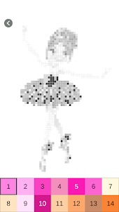 Ballerina Pixel Art