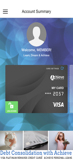 Achieve Card Screen 2