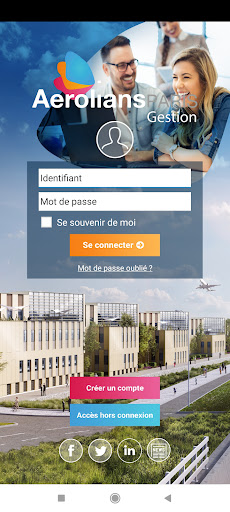 Android application Aerolians Paris screenshort