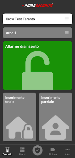 Android application MyPumaSecurity screenshort