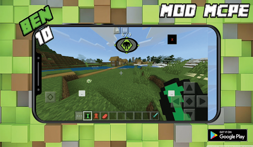 Android application Ben Mod 10 Alien for Minecraft screenshort