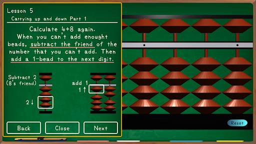 Screenshot of Abacus Lesson