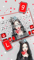 screenshot of Queen Lollipop Love Keyboard T