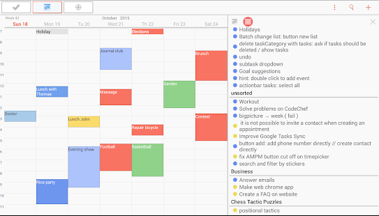 To-Do Calendar Planner Screenshot