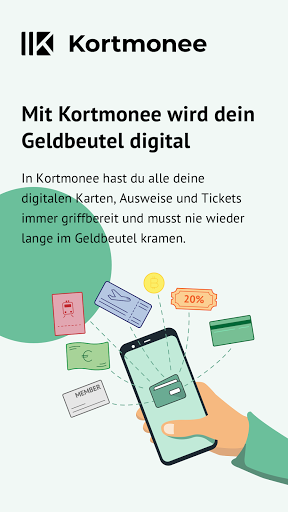 Android application Kortmonee screenshort