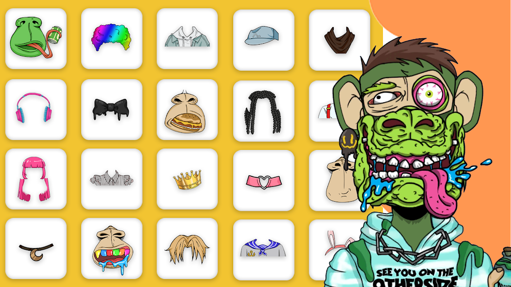Bored Ape Creator Mod APK 1.3.7 (Unlimited Money) For Android