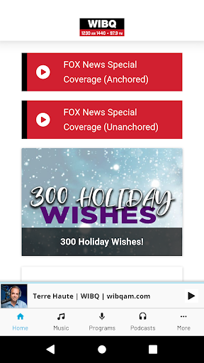 Android application 97.9 WIBQ screenshort