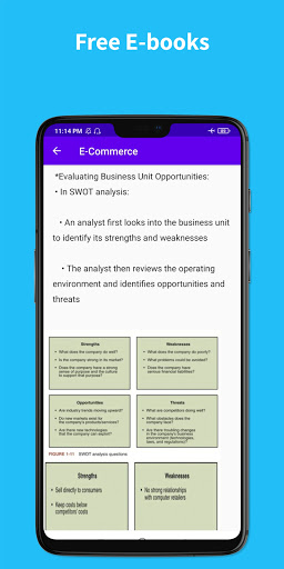 E- Commerce Learning Course Screen 3