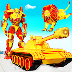 Cover Image of Download Flying Tank Transform Robot War: Lion Robot Games 10.3.0 APK