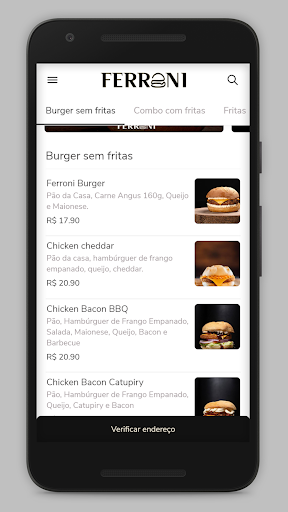 Ferroni Burger Screen 2