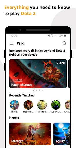Android application Dota 2 Quiz screenshort
