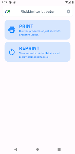 Android application RiskLimiter Labeler screenshort