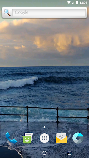 Android application Ocean Waves Live Wallpaper screenshort