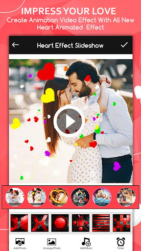 Love Video Maker : Slideshow Screenshot 1 - AppWisp.com