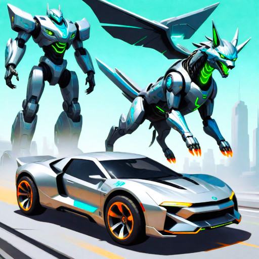 Wolf Game: Robot Car Transform