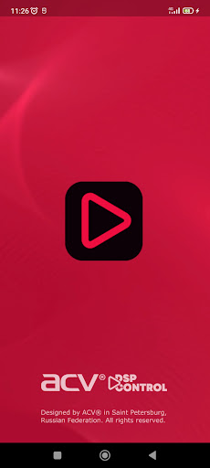 Android application ACV DSP Control screenshort
