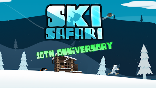 Ski Safari MDO APK- 10th Anniversary (UNLIMITED GOLD) 1