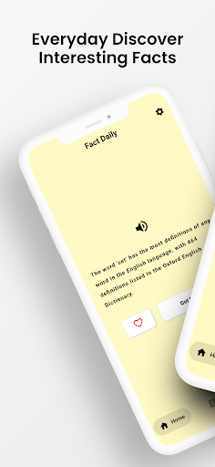 Android application FactDaily : Get Daily Facts screenshort