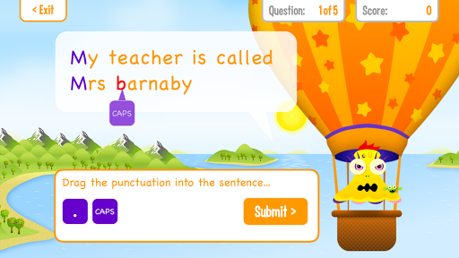 Android application Squeebles Punctuation screenshort