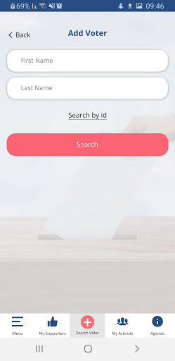 Android application Elector - Election Management screenshort