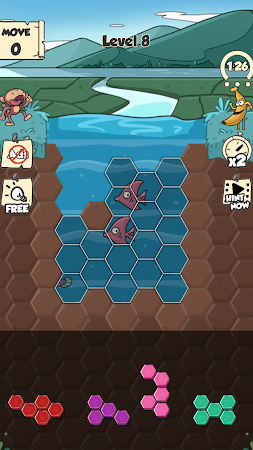 Game screenshot Rescue Block: Hexa puzzle game mod apk