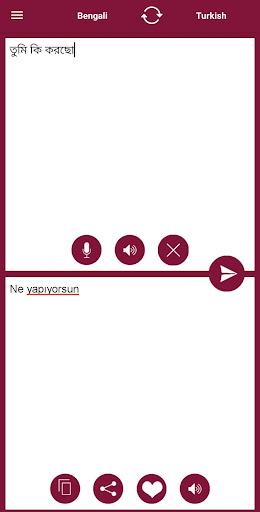 Android application Bengali - Turkish Translator screenshort
