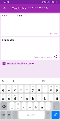 Braille App Screen 3