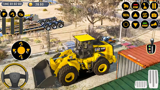 JCB Construction Excavator Sim Screen 2