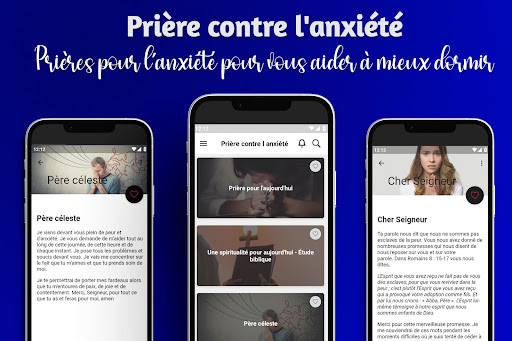 Android application Prière contre l'anxiété screenshort