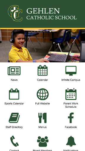 Android application Gehlen Catholic School screenshort