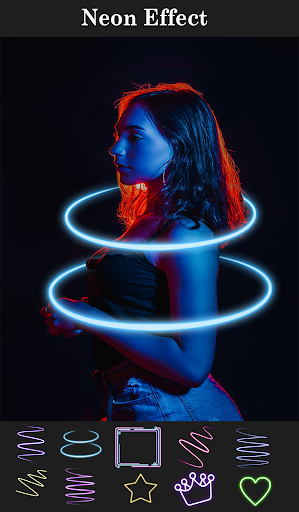 Android application Neon Photo Editor - Neon Effec screenshort