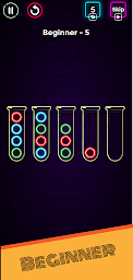 Neon Sort Puzzle : Color Sort Game