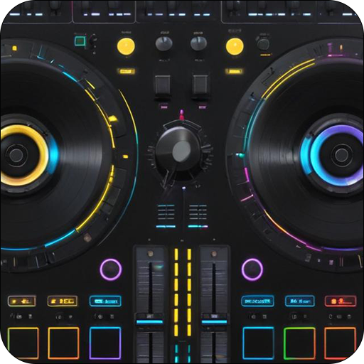 DJ Music Mixer Logo