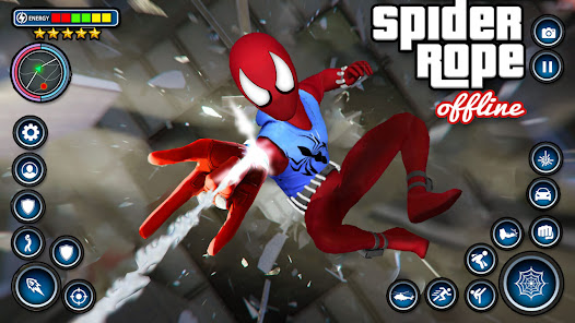 Spider Rope : Amazing Battle 1.0 APK + Mod (Free purchase) for Android