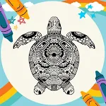 Cover Image of Tải xuống Coloring Book: Turtle Mandala  APK