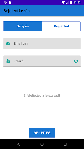 Android application Zöld Generációkért Alkalmazás screenshort