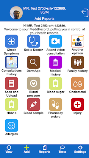 Android application MeddApp screenshort